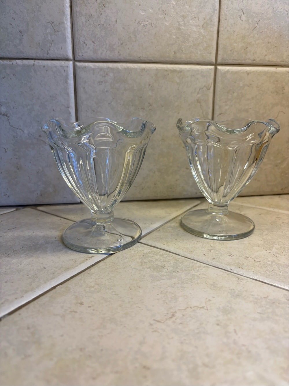 Circa 1950s Sundae Dishes